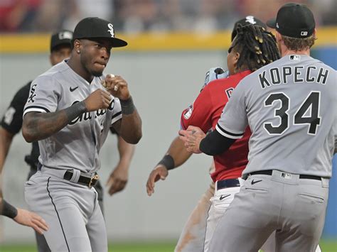 chicago white sox cleveland guardians fight